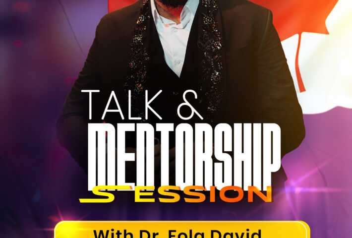 TALK & MENTORSHIP SESSION with Dr. Fola David